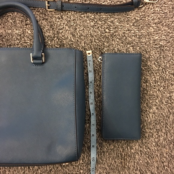 🎄MK 2 Piece Set! Bag + Wallet —blue Kellen!! - Picture 5 of 8